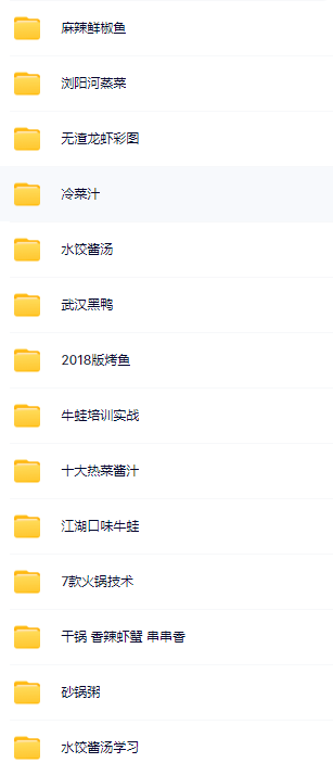 小吃配方，持续更新-烟花资源网