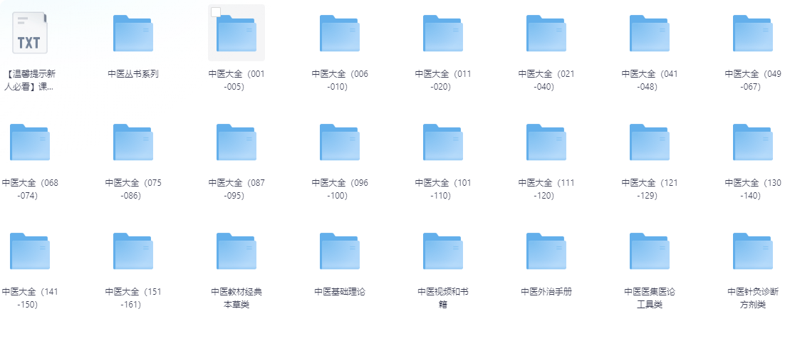 原价59880元 绝版中医课程资料大全-烟花资源网