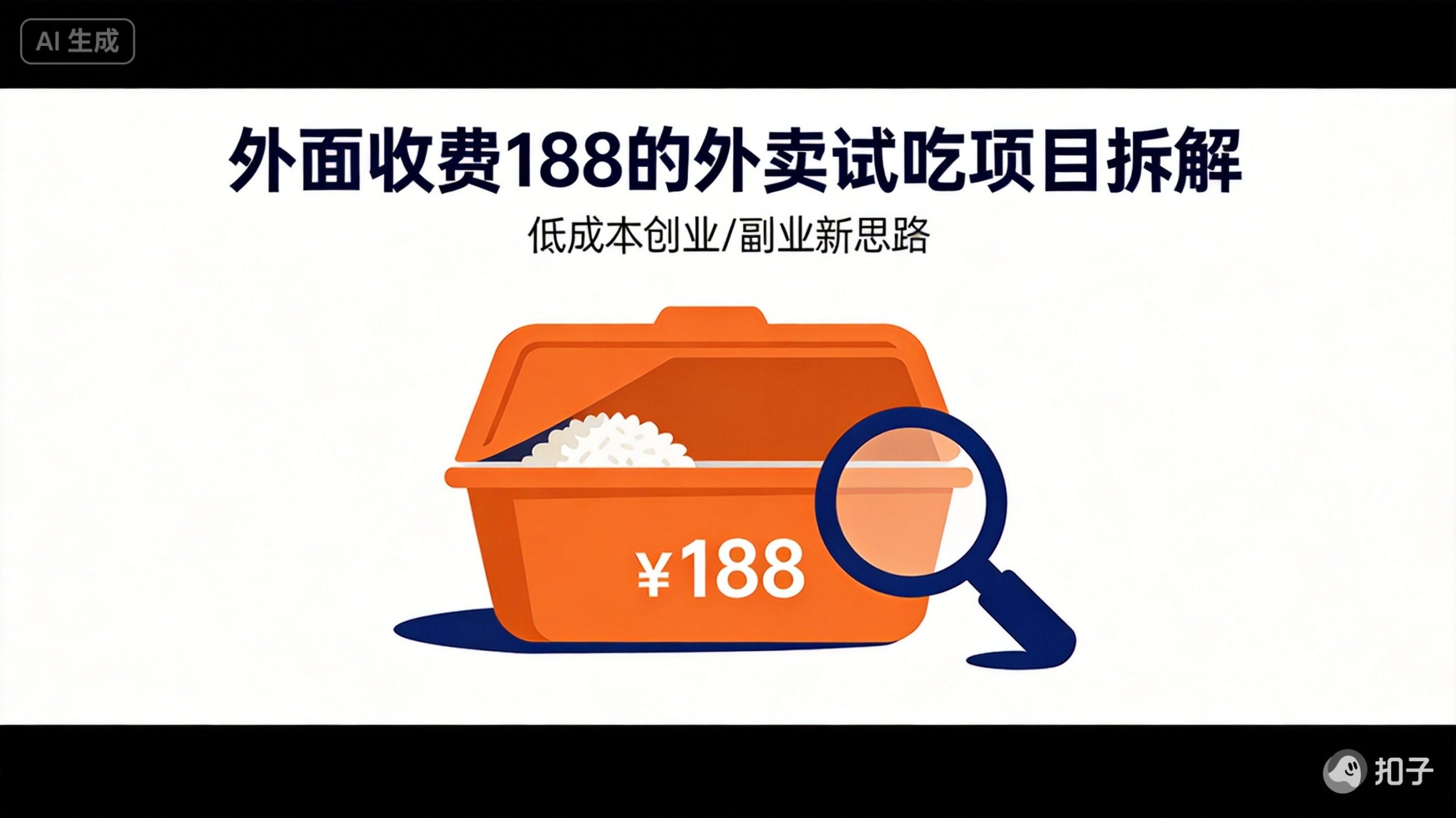 外面收费188外卖试吃项目拆解-烟花资源网