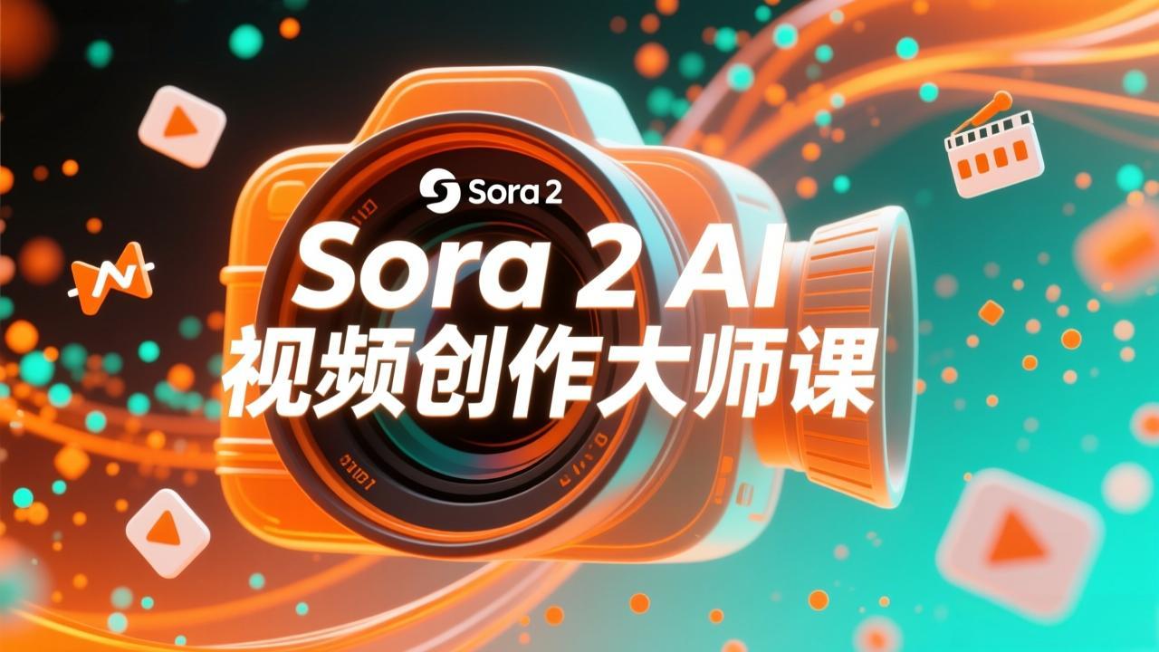如何利用Sora 2创建流行AI人工智能视频大师班教程：掌握创作全流程，产出百万播放内容-烟花资源网