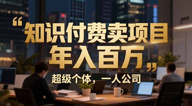 从0到年入百万：超级个体实战心得公开，个人IP×精准引流×成交系统全拆解-烟花资源网